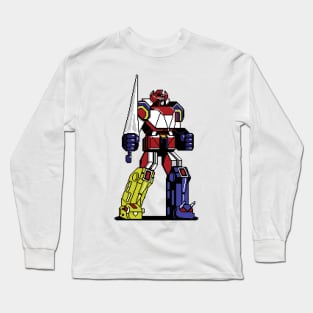 Pixelated Megazord Long Sleeve T-Shirt